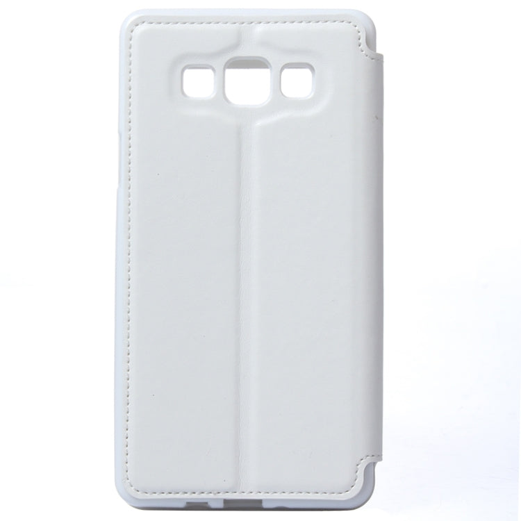 Crazy Horse Texture Horizontal Flip Leather Case with Card Slots & Call Display ID & Holder for Galaxy A7