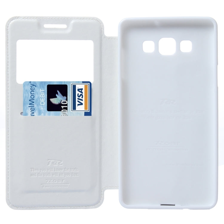 Crazy Horse Texture Horizontal Flip Leather Case with Card Slots & Call Display ID & Holder for Galaxy A7