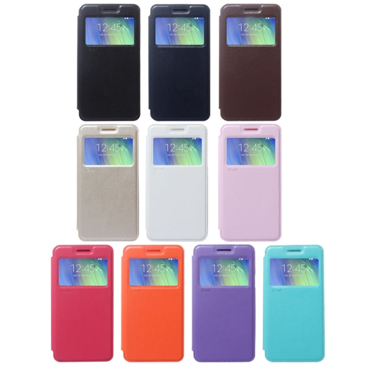 Crazy Horse Texture Horizontal Flip Leather Case with Card Slots & Call Display ID & Holder for Galaxy A7