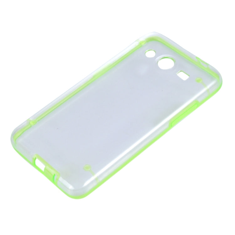 Luminous Frame Transparent Back Shell Plastic Case for Galaxy Core 2 / G355H