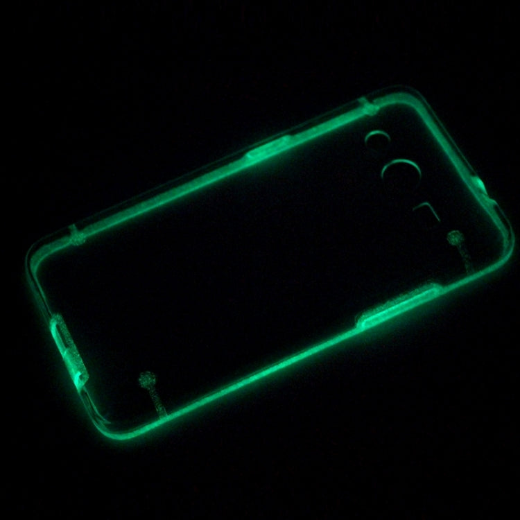 Luminous Frame Transparent Back Shell Plastic Case for Galaxy Core 2 / G355H
