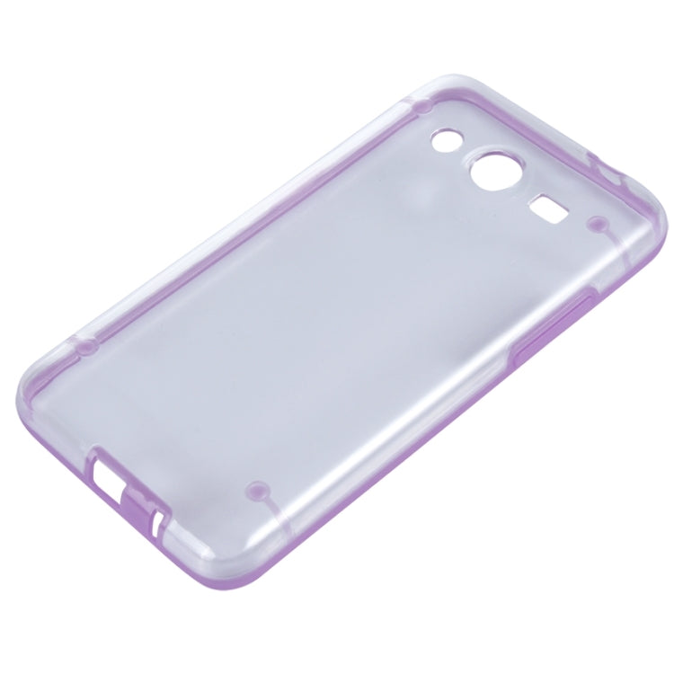 Luminous Frame Transparent Back Shell Plastic Case for Galaxy Core 2 / G355H