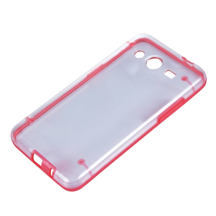 Luminous Frame Transparent Back Shell Plastic Case for Galaxy Core 2 / G355H