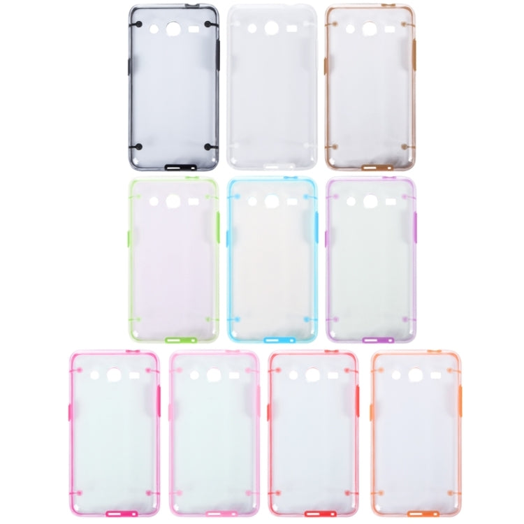 Luminous Frame Transparent Back Shell Plastic Case for Galaxy Core 2 / G355H