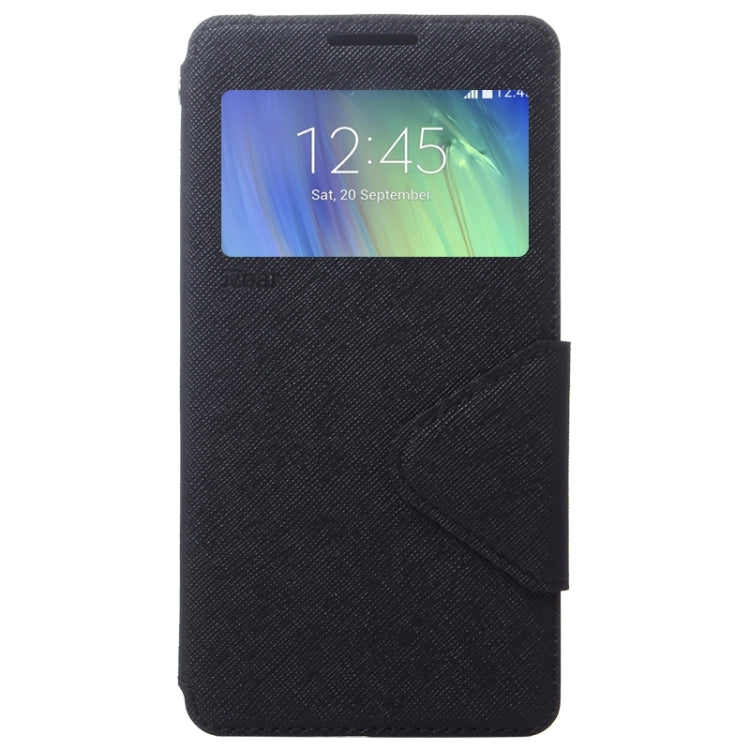 Cross Texture Horizontal Flip Leather Case with Card Slots & Call Display ID & Holder for Galaxy A7