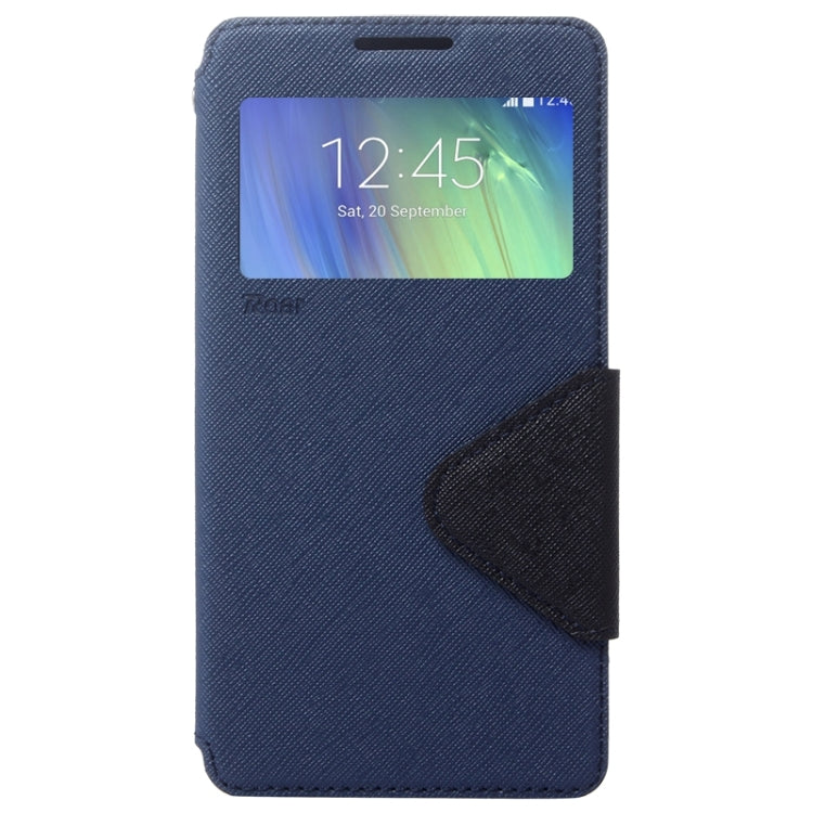 Cross Texture Horizontal Flip Leather Case with Card Slots & Call Display ID & Holder for Galaxy A7