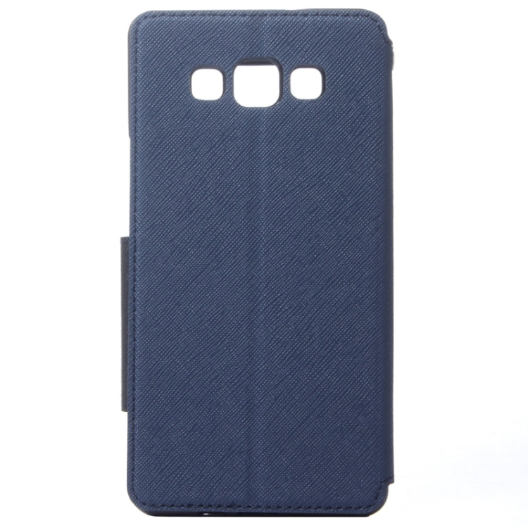 Cross Texture Horizontal Flip Leather Case with Card Slots & Call Display ID & Holder for Galaxy A7