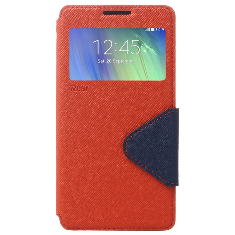Cross Texture Horizontal Flip Leather Case with Card Slots & Call Display ID & Holder for Galaxy A7