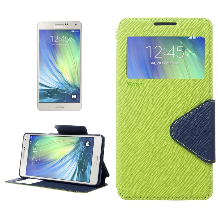 Cross Texture Horizontal Flip Leather Case with Card Slots & Call Display ID & Holder for Galaxy A7