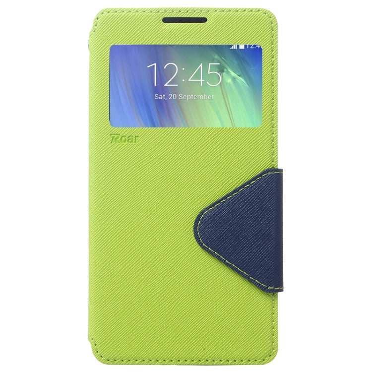 Cross Texture Horizontal Flip Leather Case with Card Slots & Call Display ID & Holder for Galaxy A7