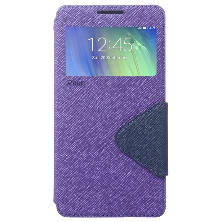 Cross Texture Horizontal Flip Leather Case with Card Slots & Call Display ID & Holder for Galaxy A7
