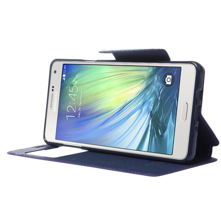 Cross Texture Horizontal Flip Leather Case with Card Slots & Call Display ID & Holder for Galaxy A7