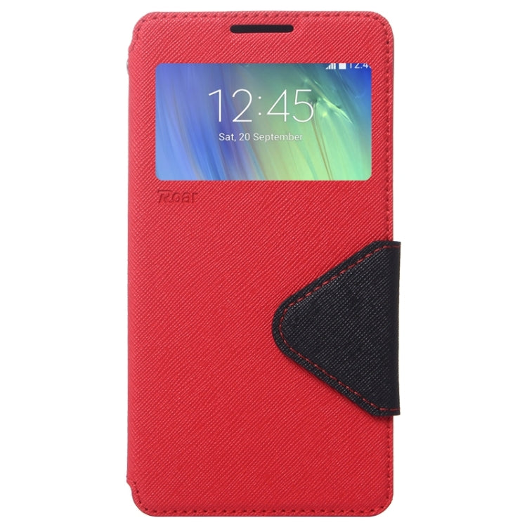 Cross Texture Horizontal Flip Leather Case with Card Slots & Call Display ID & Holder for Galaxy A7