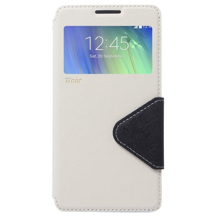 Cross Texture Horizontal Flip Leather Case with Card Slots & Call Display ID & Holder for Galaxy A7