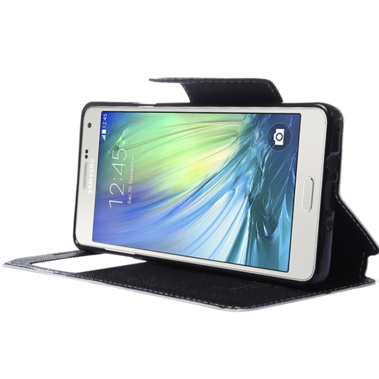 Cross Texture Horizontal Flip Leather Case with Card Slots & Call Display ID & Holder for Galaxy A7