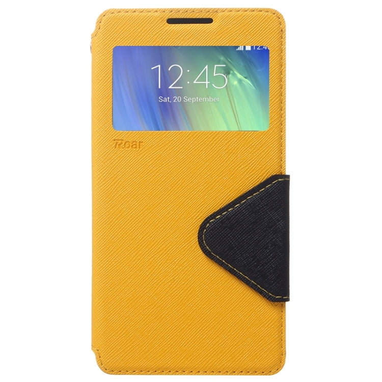 Cross Texture Horizontal Flip Leather Case with Card Slots & Call Display ID & Holder for Galaxy A7