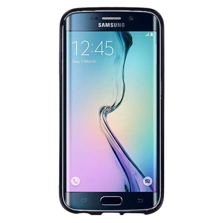 For Galaxy S6 Edge / G9250 TPU Paste Skin Protective Case with Arch Design