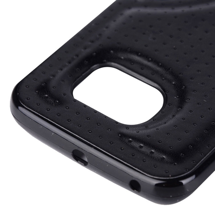 For Galaxy S6 Edge / G9250 TPU Paste Skin Protective Case with Arch Design