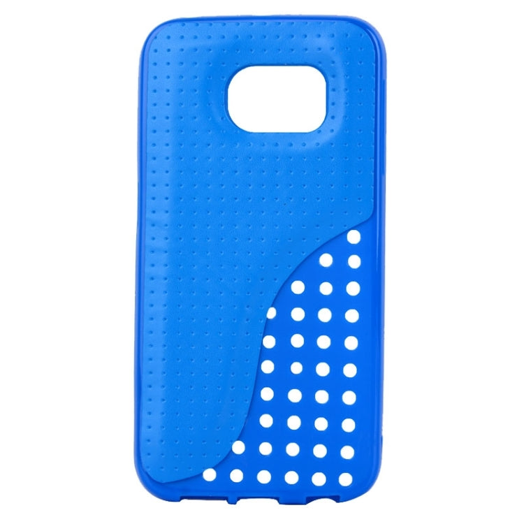 For Galaxy S6 Edge / G9250 TPU Paste Skin Protective Case with Arch Design