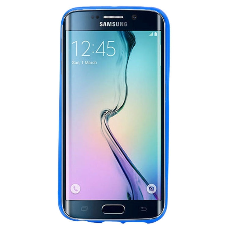 For Galaxy S6 Edge / G9250 TPU Paste Skin Protective Case with Arch Design