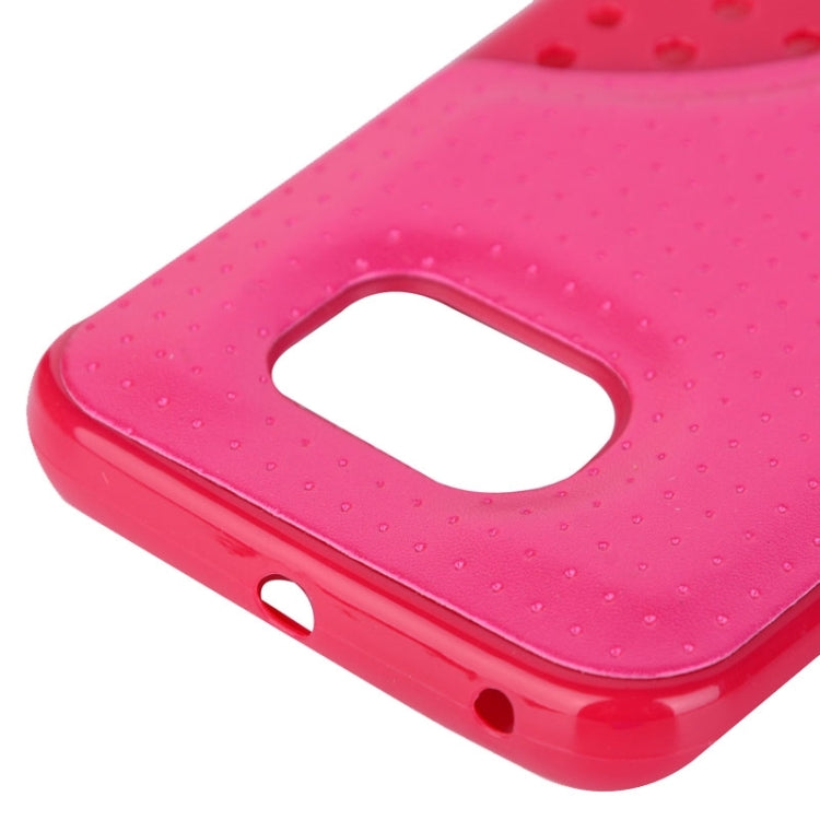 For Galaxy S6 Edge / G9250 TPU Paste Skin Protective Case with Arch Design