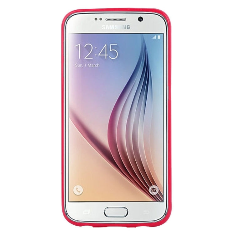 For Galaxy S6 / G920 Square TPU Paste Skin Protective Case