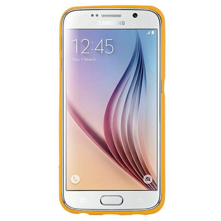 For Galaxy S6 / G920 Square TPU Paste Skin Protective Case