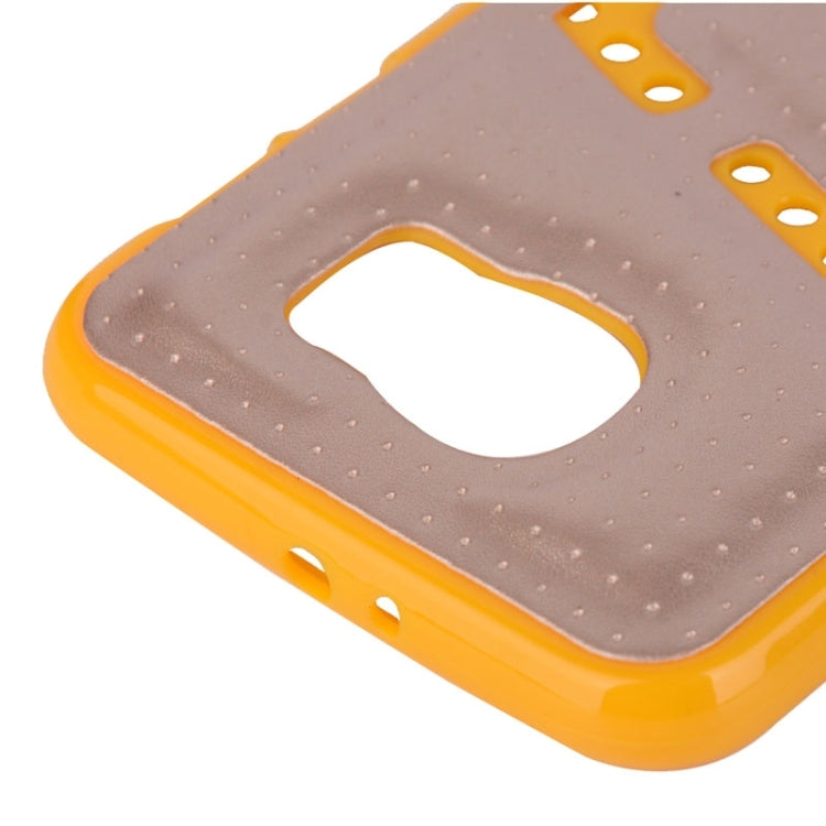 For Galaxy S6 / G920 Square TPU Paste Skin Protective Case