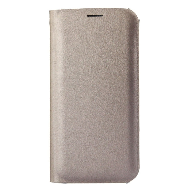 For Galaxy S6 Horizontal Flip Solid Color Leather Case with Card Slots