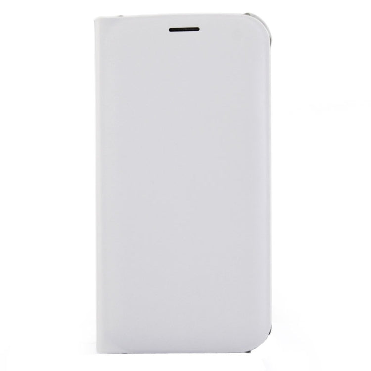 For Galaxy S6 Horizontal Flip Solid Color Leather Case with Card Slots