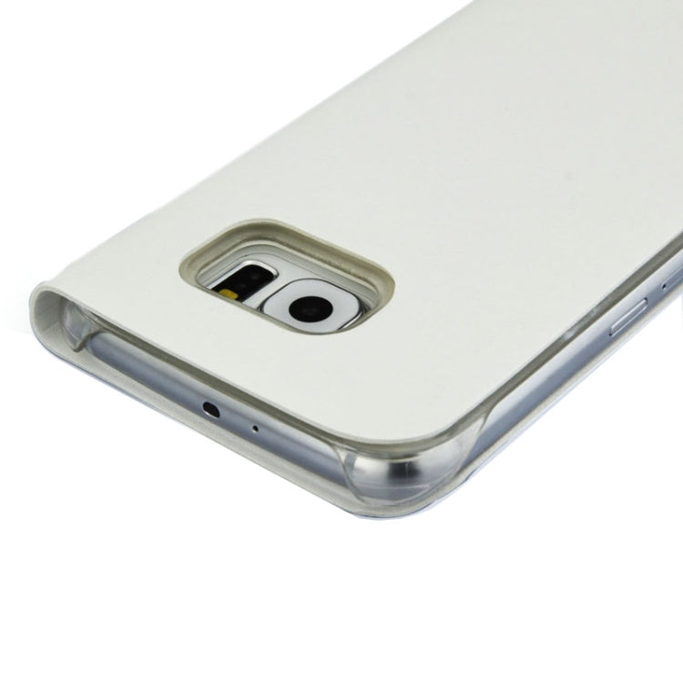 For Galaxy S6 Horizontal Flip Solid Color Leather Case with Card Slots