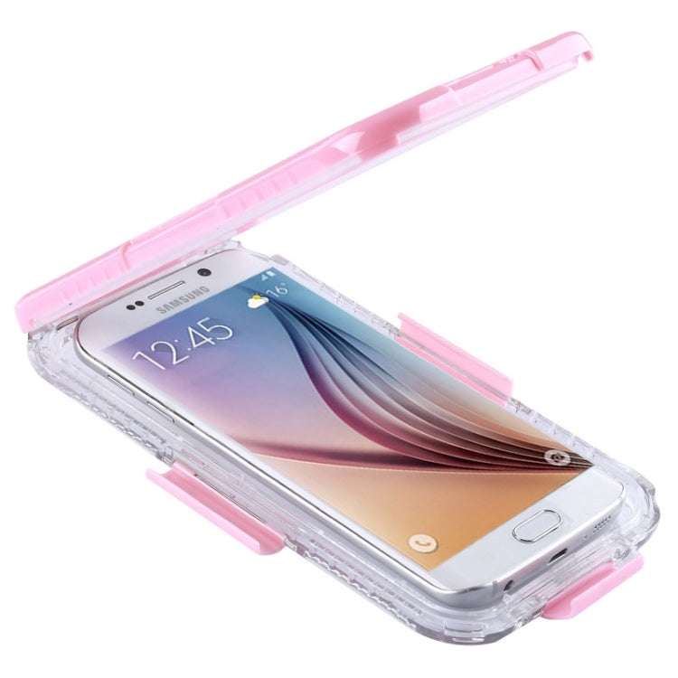 For Galaxy S6 IPX8 Waterproof PVC Case with Touch Responsive Front