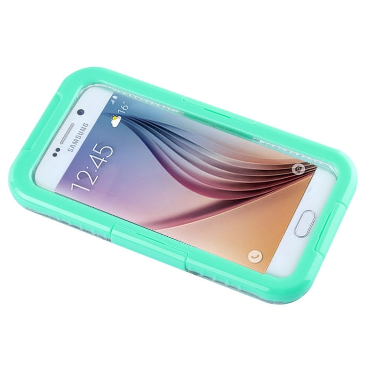 For Galaxy S6 IPX8 Waterproof PVC Case with Touch Responsive Front