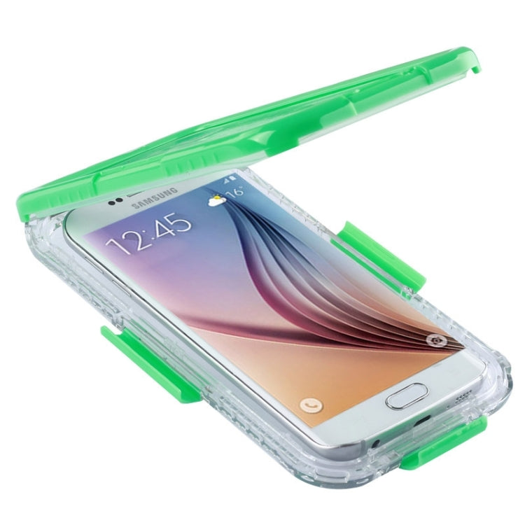 For Galaxy S6 IPX8 Waterproof PVC Case with Touch Responsive Front