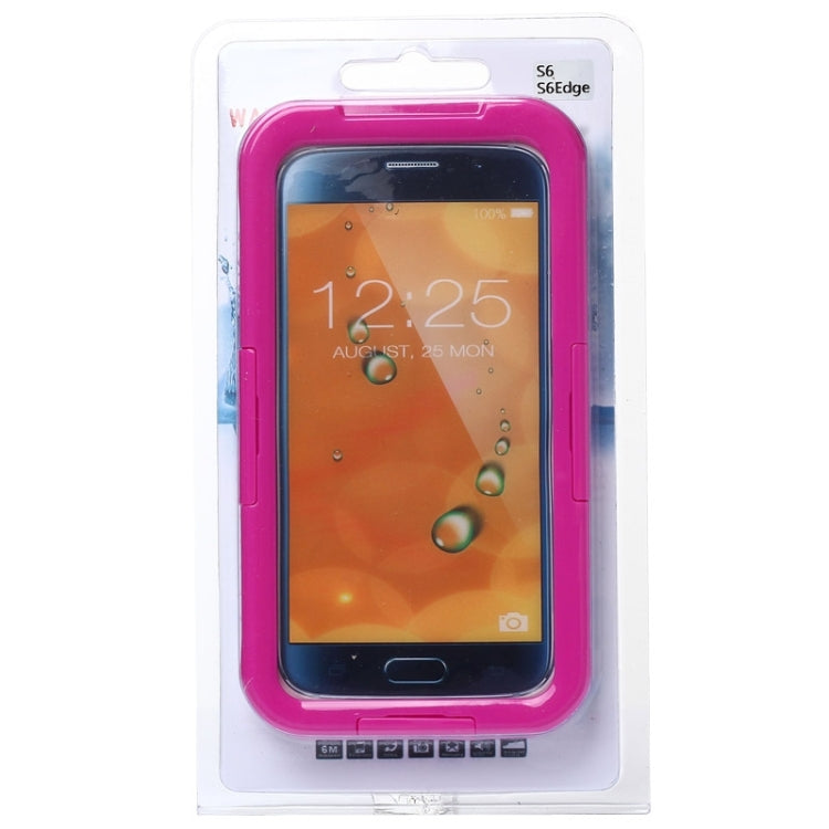 For Galaxy S6 IPX8 Waterproof PVC Case with Touch Responsive Front