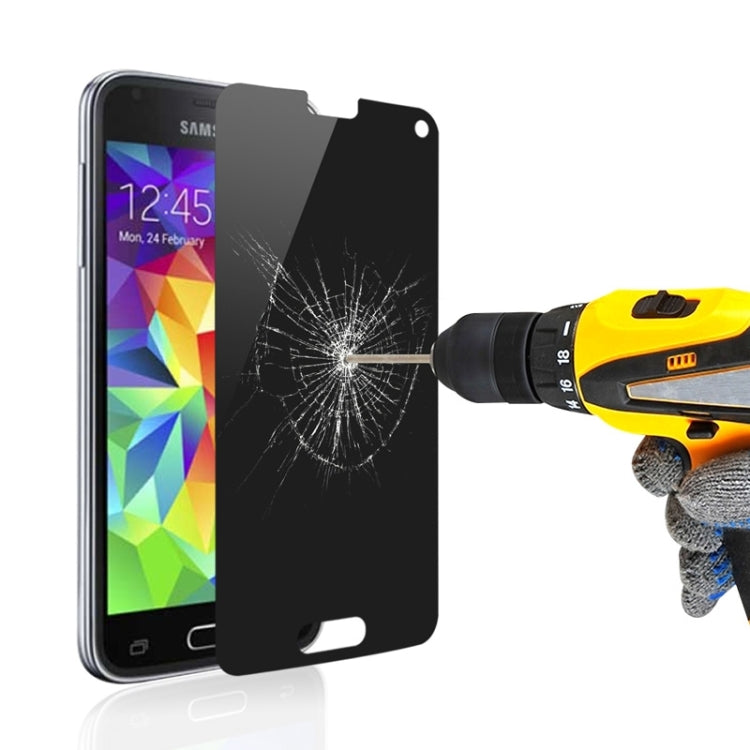 0.33mm 2.5D Privacy Anti Glare Explosion-proof Tempered Glass Film for Galaxy S5 mini / G800