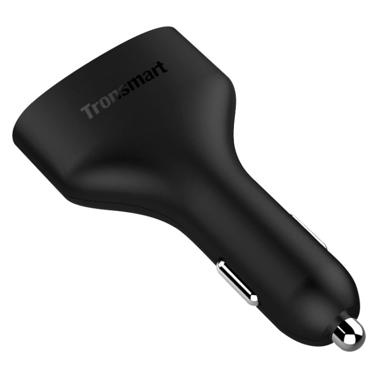 Tronsmart TS-CC4PC 2A Max Qualcomm Quick Charge 2.0 4 USB Ports Car Charger with Cable Kit for Tablet and Phone(Black)