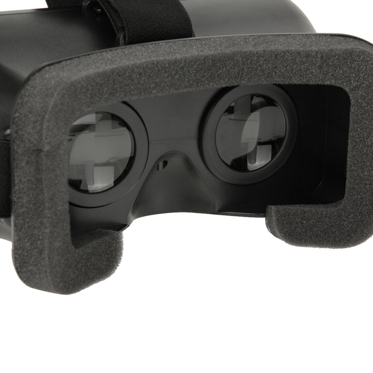 NJ-1688C+ DIY 3D Cardboard Head Mount Plastic Virtual Reality 3D Video Glasses for iPhone 6 Plus / Galaxy Note 4 / 3 etc. 5.5 inch - 6.3 inch Android iOS Smartphone