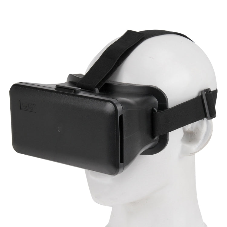 NJ-1688C+ DIY 3D Cardboard Head Mount Plastic Virtual Reality 3D Video Glasses for iPhone 6 Plus / Galaxy Note 4 / 3 etc. 5.5 inch - 6.3 inch Android iOS Smartphone