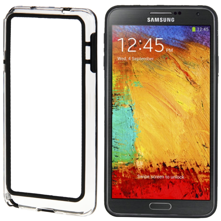 2-color TPU + Plastic Bumper Frame Case for Galaxy Note III / N9000