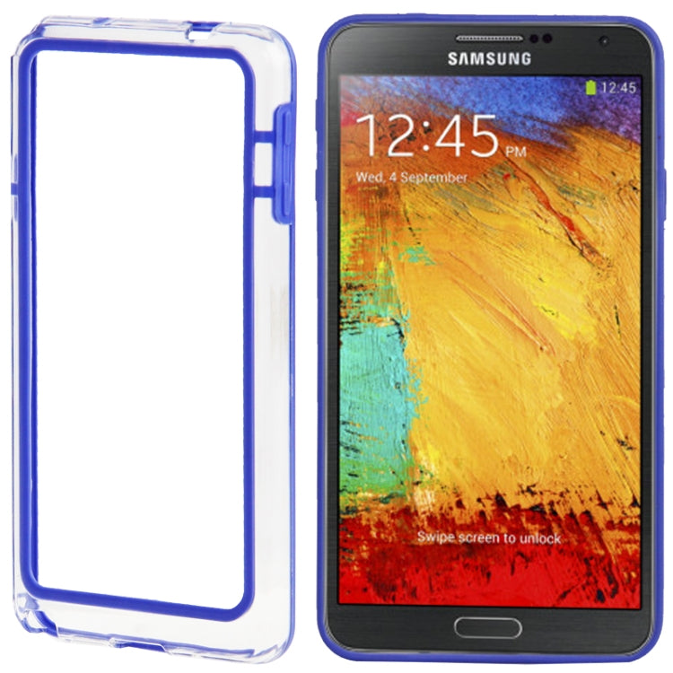 2-color TPU + Plastic Bumper Frame Case for Galaxy Note III / N9000