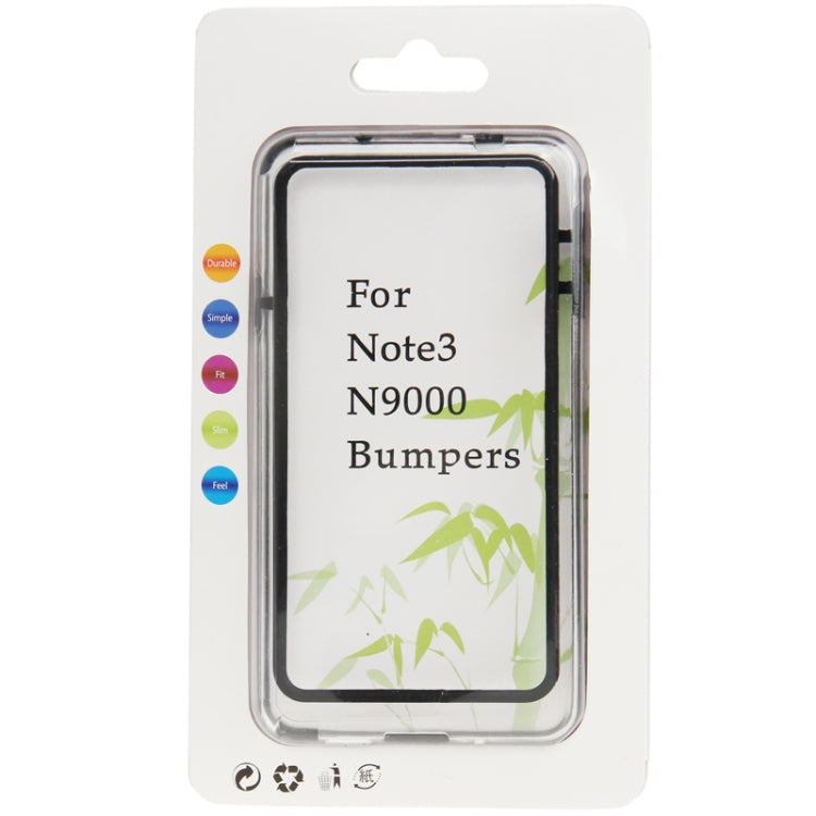 2-color TPU + Plastic Bumper Frame Case for Galaxy Note III / N9000