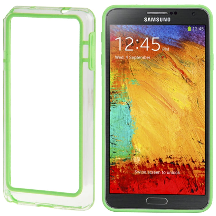 2-color TPU + Plastic Bumper Frame Case for Galaxy Note III / N9000