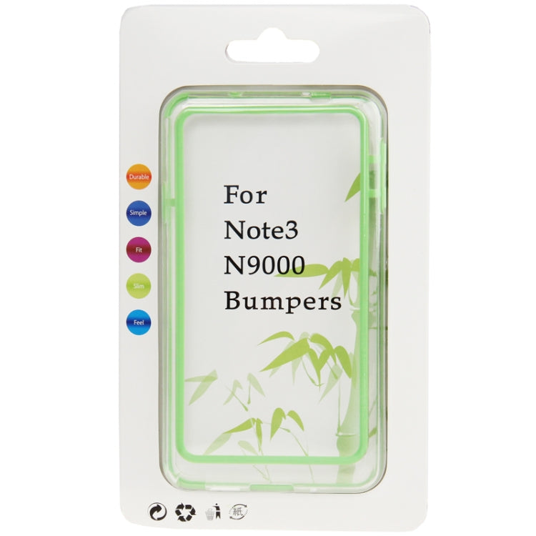 2-color TPU + Plastic Bumper Frame Case for Galaxy Note III / N9000