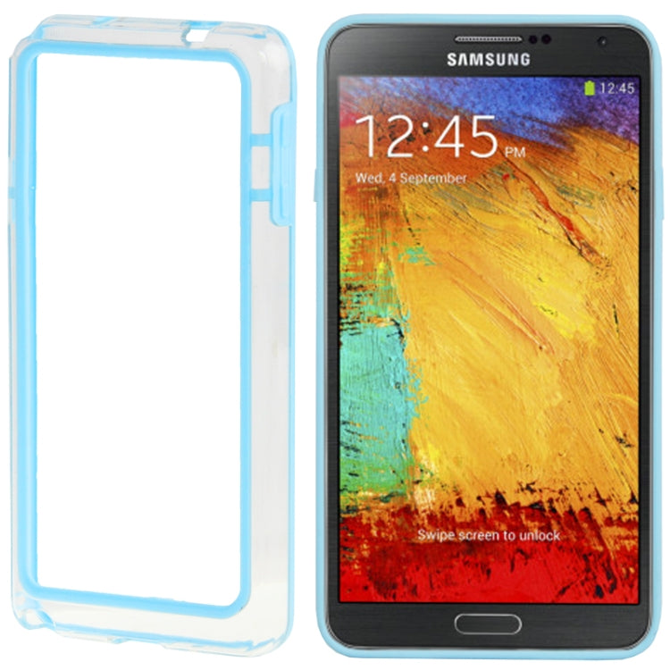 2-color TPU + Plastic Bumper Frame Case for Galaxy Note III / N9000