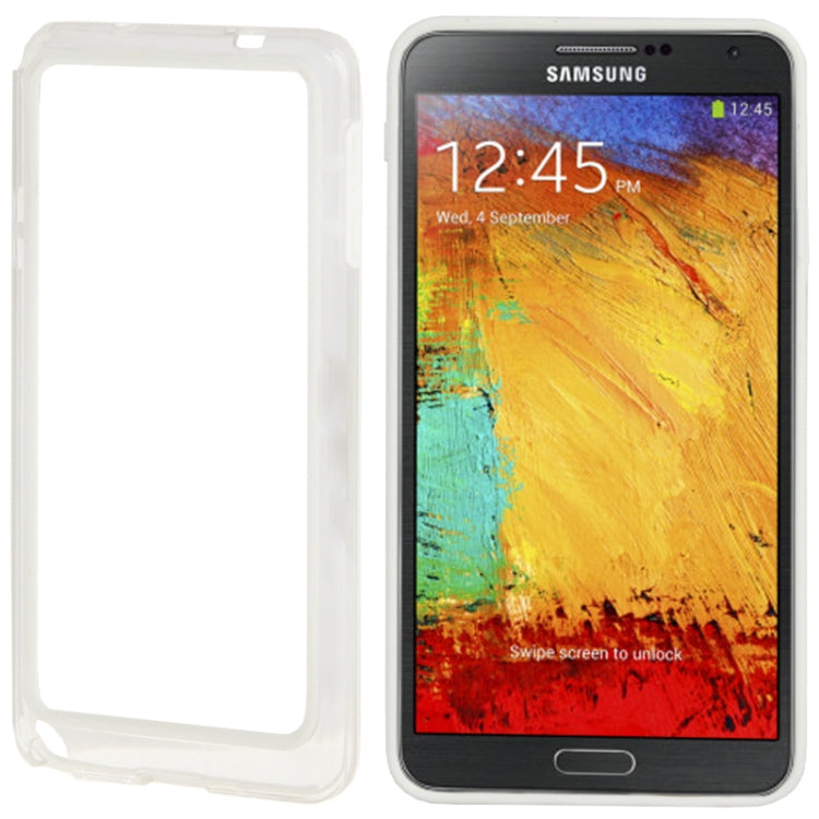 2-color TPU + Plastic Bumper Frame Case for Galaxy Note III / N9000