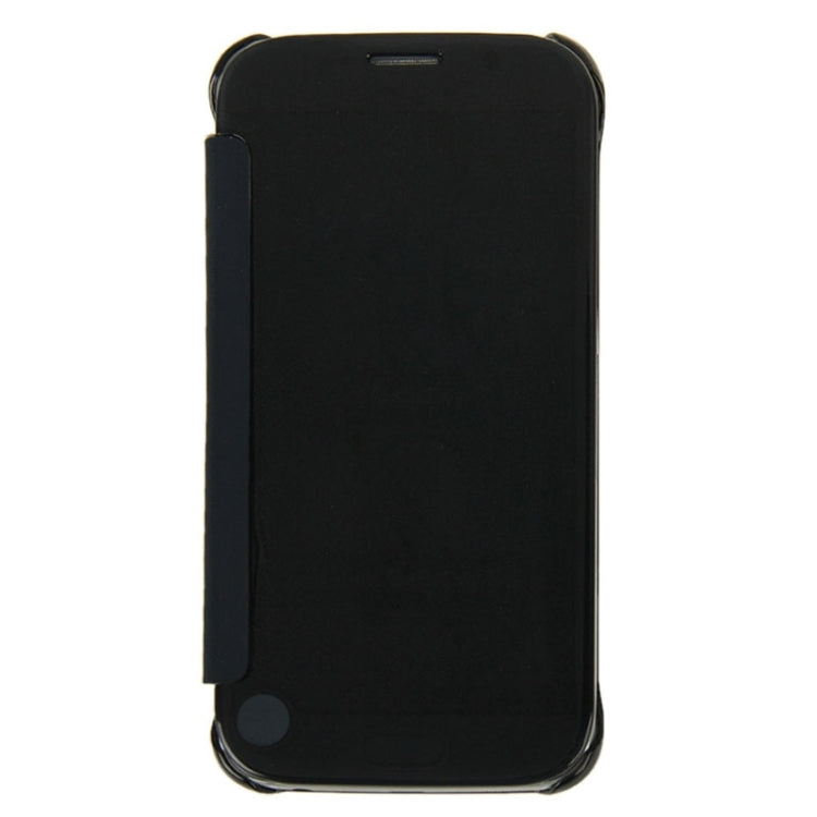 For Galaxy S6 Horizontal Flip Smooth Surface Protective Case (Black)