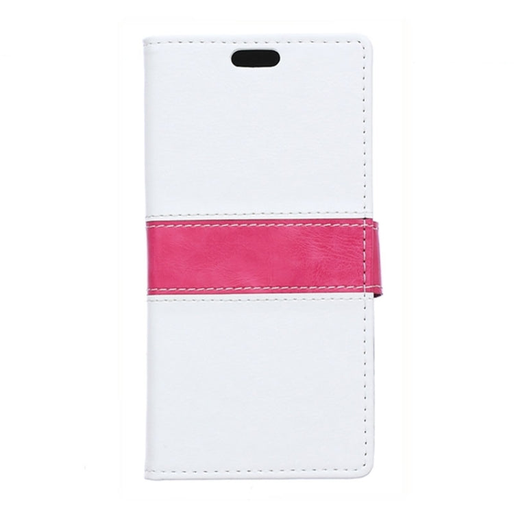 Crazy Horse Texture Color Matching Flip Leather Case with Holder & Card Slots & Wallet for Galaxy J1