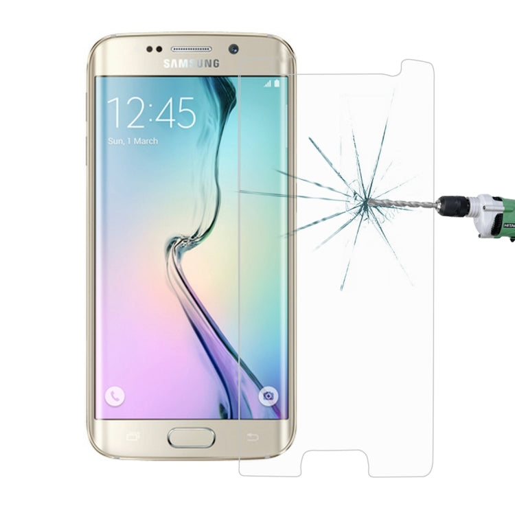 For Galaxy S6 edge / G925 0.26mm 9H+ Surface Hardness 2.5D Explosion-proof Non-full Screen Tempered Glass Film