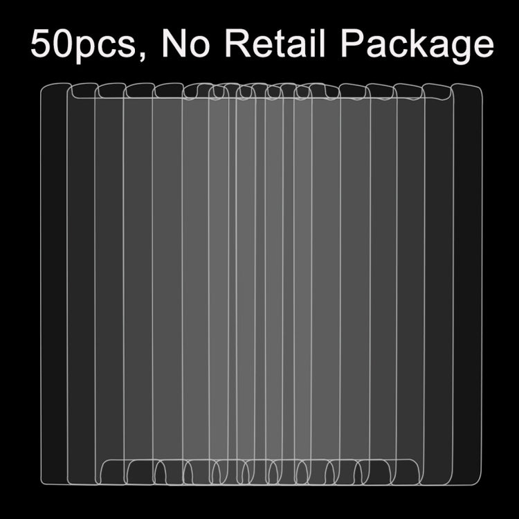 50 PCS for Galaxy S6 Edge / G925 0.26mm 9H Surface Hardness 2.5D Explosion-proof Non-full Screen Tempered Glass Film, No Retail Package